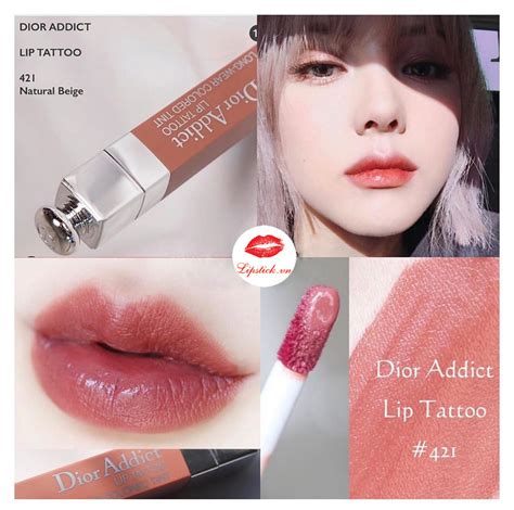 dior lip tattoo 421 natural beige|dior lipstick.